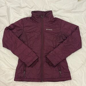 Columbia Women’s Heavenly Jacket - Size Medium, Moonvista (Maroon)